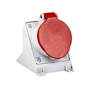 Tomada Sobrepor Newkon 3P+N+T 16A 380/440V 6H Vm Ip44 Steck N5006