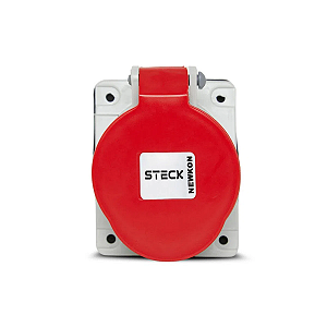 Tomada Embutir Newkon 3P+T 32A 380/440V 11H Vm Steck N42411
