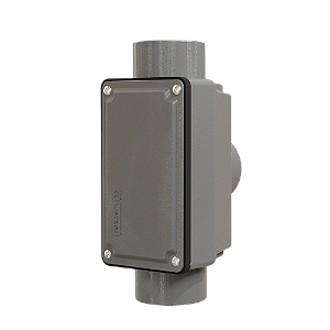 Caixa Deriv Fixa Conduletzel Cz Tipo Tb 2" C/ Tp C/ Ved Neo + Ved Ext Tpe Nas Conex. S/R TBSR-35 C/ TP+V NEO ALU CZ Wetzel