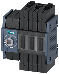 Seccionador De Corte Em Carga 16A Tam 1 De 3 Polos Acionamento Frontal Esquerdo Equipamento De Base Sem Manípulo Terminal Com Moldura Chave Seccionadora 3KD De Até 1600 A Como Chave Principal Interruptor De Desligamento De 3KD1630-2ME10-0 Siemens