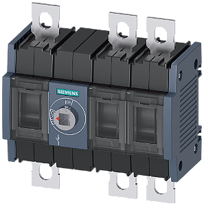 Seccionador De Corte Em Carga 80A Tam 2 De 3 Polos Acionamento Frontal Central Equipamento De Base Sem Manípulo Conexão Plana Incl Separadores De Fases Chave Seccionadora 3KD De Até 1600 A Como Chave Principal Interruptor De 3KD2830-0NE20-0 Siemens