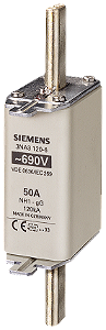 Elemento De Fusível Nh NH1 In 200 A Gg Un Ca 690 V Un Cc 440 V Indicador Frontal Pegas Condutoras De Tensão Elemento Fusível Nh Sentron 3NA3 Para A Proteção Seletiva De Condutores E De Instalações O Sistema De Fusíveis Nh Oferece 3NA3140-6 Siemens