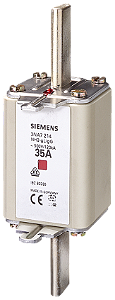 Elemento De Fusível Nh NH2 In 400 A Gg Un Ca 500 V Un Cc 440 V Indicador Combinado Pegas Condutoras De Tensão Elemento Fusível Nh Sentron 3NA7 Para A Proteção Seletiva De Condutores E De Instalações O Sistema De Fusíveis Nh Oferece 3NA7260 Siemens