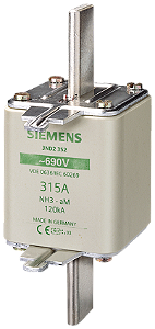 Fusível Nh Am T.3 400A 690Vca 3ND2360 SIEMENS