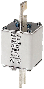 Elemento De Fusível Sitor Com Contatos De Faca Ranhurados NH3 In 560 A Gr Un Ca 690 V Un Cc 440 V Indicador Frontal Elemento Fusível Sitor Sentron 3NE1 Para Fusíveis Para Semicondutores Sitor Como Parte Integrante Importante Dos 3NE1435-3 Siemens