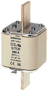Elemento De Fusível Sitor Com Contatos De Faca NH3 In 630 A Gr Un Ca 690 V Indicador Frontal Elemento Fusível Sitor Sentron 3NE1 Para Fusíveis Para Semicondutores Sitor Como Parte Integrante Importante Dos Componentes De Proteção 3NE1436-2 Siemens