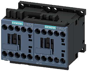 Combinação Reversora CA-3e/CA-3 16 A 7,5 Kw / 400 V De 3 Polos Ca 110 V 50 Hz / 120 V 60 Hz Conexão Parafusada Travamento Elétrico E Mecânico Combinação De Inversão Sirius 3RA23 Para A Comutação De Motores Incl Mudança Do 3RA2318-8XB30-1AK6 Siemens