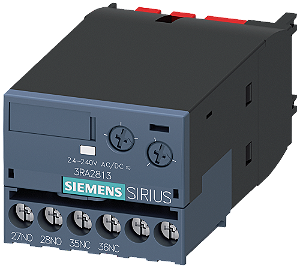 Com Retardo Eletrônico Contato Auxiliar Atrasado Na Ativação Relé 1 Nf + 1 Na Faixa Temporal 0,05-100 S Ca/Cc 24-240 V 50/60 Hz Varistor Integrado Para Amortecimento De Bobinas Protetoras Terminais Com Parafuso Encaixável No 3RA2813-1FW10 Siemens