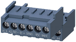 Terminais Do Circuito De Corrente De Comando 3RA62 Técnica De Parafusamento 2 Terminais Por Embalagem Simples Eficiente E Sempre Atual - O Sistema De Componentes Modulares Sirius 3RA6920-1C Siemens