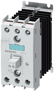Contator Semicondutor De 3 Fases Ca 51 / 10 A / 40 C 48-600 V / 230 V Ca 3 Fases Controladas Conexão Parafusada Tensão De Corte 1200 V Protecção Semi-Condutor Sirius 3RF24 Para A Comutação De Cargas Óhmicas/Indutivas Por Exemplo 3RF2410-1AC55 Siemens