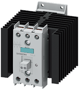 Contator Semicondutor De 3 Fases Ca 51 / 30 A / 40 C 48-600 V / 110 V Ca 3 Fases Controladas Conexão Parafusada Tensão De Corte 1200 V Protecção Semi-Condutor Sirius 3RF24 Para A Comutação De Cargas Óhmicas/Indutivas Por Exemplo 3RF2430-1AC35 Siemens