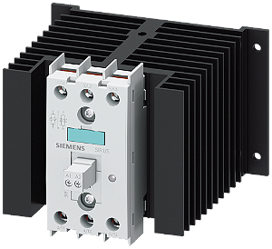 Contator Semicondutor De 3 Fases Ca 51 / 50 A / 40 C 48-600 V / 230 V Ca 2 Fases Controladas Conexão Parafusada Tensão De Corte 1200 V Protecção Semi-Condutor Sirius 3RF24 Para A Comutação De Cargas Óhmicas/Indutivas Por Exemplo 3RF2450-1AB55 Siemens