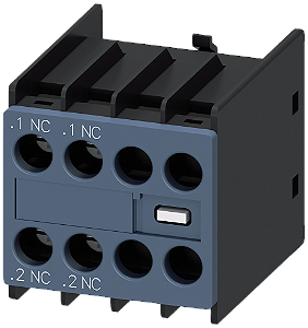 Interruptor Auxiliar No Lado Frontal 2 Nf 1/ 2 1/ 2 --/-- --/-- Caminho De Corrente 1 Nf 1 Nf -- -- Conexão Parafusada Para Contatores E Contatores Auxiliares Interruptor Auxiliar Sirius 3RH29 Para A Ampliação De Contactos 3RH2911-1HA02 Siemens