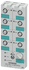 Módulo Dig.Asi 4E/4S Pnp Conexão M12 3RK1400-1CQ00-0AA3 SIEMENS
