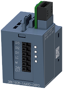 3DI/módulo Lc Bornes De Conexão Para Motor De Arranque Et 200SP Módulo De Controle 3DI/LC Simatic Et 200SP Para Ampliação Do Motor De Arranque Para Três Entradas Para Funções Locais Do Motor De Arranque Como P Ex Comando 3RK1908-1AA00-0BP0 Siemens