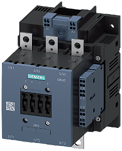 Contator De Potência CA-3e/CA-3 150 A 75 Kw / 400 V Ca 50-60 Hz / Cc Uc 380-420 V De 3 Polos Contatos Auxiliares 2 Na + 2 Nf Unidade Propulsora Convencional Corrente Principal Barramento Circuito Auxiliar E Circuito De Comando 3RT1055-2AV36 Siemens