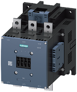 Contator De Potência CA-3e/CA-3 400 A 200 Kw / 400 V Ca 50-60 Hz / Cc Uc 200-277 V Clp Entrada 24 V Cc De 3 Polos Contatos Auxiliares 2 Na + 2 Nf Unidade Propulsora Eletrônica Corrente Principal Barramento Circuito Auxiliar E 3RT1075-2NP36 Siemens