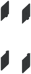 Parede De Separação De Fases Para 3RT1485 3RT1486 E 3RT1487 4 Peças Simples Eficiente E Sempre Atual - O Sistema De Componentes Modulares Sirius 3RT1987-4AA1 Siemens