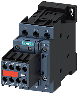 Contator De Potência CA-3e/CA-3 12 A 5,5 Kw / 400 V De 3 Polos 24 V Cc Com Varistor Inserido Contatos Auxiliares 2 Na + 2 Nf Conexão Parafusada Tamanho Da Estrutura S0 Interruptor Auxiliar Não Removível Contator De Potência 3RT2024-1DB44-3MA0 Siemens