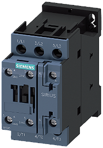 Contator De Potência CA-3e/CA-3 17 A 7,5 Kw / 400 V De 3 Polos Ca 380 V 50/60 Hz Contatos Auxiliares 1 Na + 1 Nf Conexão Parafusada Tamanho Da Estrutura S0 Contator De Potência Sirius Para A Comutação De Motores Os Contactores 3RT2025-1AU20 Siemens
