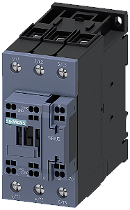 Contator De Potência CA-3e/CA-3 41 A 18,5 Kw / 400 V De 3 Polos Ca 110 V 50/60 Hz Contatos Auxiliares 1 Na + 1 Nf Circuito Principal De Corrente Conexão Parafusada Circuito Auxiliar E Circuito De Comando Terminal De Mola Tamanho 3RT2035-3AG20 Siemens