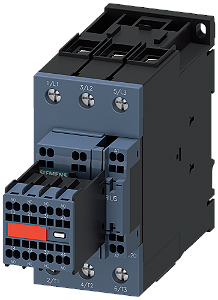 Contator De Potência AC-3e/AC-3 80 A 37 Kw / 400 V De 3 Polos 24 V Cc 0,8-1,2 Uc Com Varistor Integrado Contatos Auxiliares 2 Na + 2 Nf Circuito Principal Terminais Com Parafuso Circuito Auxiliar E Circuito De Comando 3RT2038-3KB44-3MA0 Siemens
