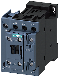Contator 4P(4Na) Ac1:50A 24Vcc 3RT2327-1BB40 SIEMENS