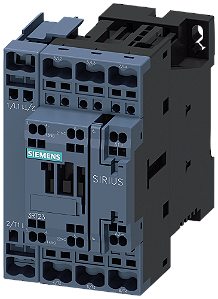 Contator 4P(4Na) Ac1:50A 24Vcc 3RT2327-2BB40 SIEMENS