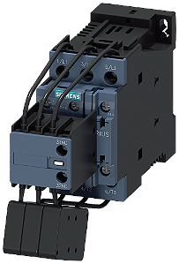 Contator Para Capacitores CA-6b 16,7 Kvar / 400 V De 3 Polos 24 V Cc Contatos Auxiliares 1 Na + 2 Nf Conexão Parafusada Tamanho Da Estrutura S0 Contactores De Condensador Sirius 3RT26 Para A Comutação De Cargas Capacitivas Por 3RT2625-1BB45 Siemens