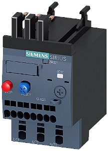 Relé De Sobrecarga 0,28 0,40 A Térmico Para Proteção De Motor Tamanho S00 Classe 10 Montagem Em Contator Circuito Principal Terminal De Mola Circuito Auxiliar Terminal De Mola Reset Manual Automático Relé De Sobrecarga Térmico 3RU2116-0EC0 Siemens