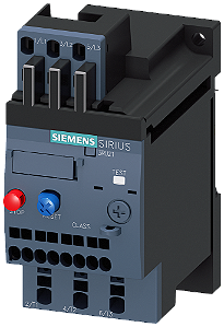 Relé De Sobrecarga 2,2 3,2 A Térmico Para Proteção De Motor Tamanho S00 Classe 10 Instalação De Funcionamento Individual Circuito Principal Terminal De Mola Circuito Auxiliar Terminal De Mola Reset Manual Automático Relé De 3RU2116-1DC1 Siemens