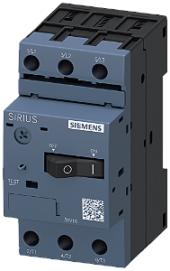 Disjuntor Tamanho S00 Para A Proteção De Motor Classe 10 Disparador A 0,55 0,8 A Disparador N 10 A Conexão Parafusada Capacidade De Comutação Interruptor De Potência Sirius Para Proteção De Motor Para A Desconexão Segura Em Caso 3RV1011-0HA10 Siemens