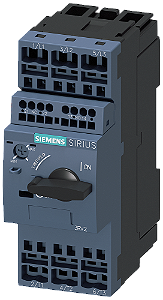 Disjuntor Tamanho S0 Para A Proteção De Motor Classe 10 Disparador A 18 25 A Disparador N 325 A Conexão De Mola Capacidade De Comutação Com Interruptor Auxiliar Em Posição Transversal 1NA+1NF Interruptor De Potência Sirius Para 3RV2021-4DA25 Siemens