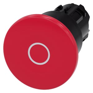 Front Botao Cog 40Mm Pla Insc"O" Vm 3SU1000-1BA20-0AD0 SIEMENS