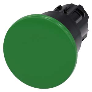 Frontal Botao Cog 40Mm Plas Ret 22Mm Vd 3SU1000-1BA40-0AA0 SIEMENS