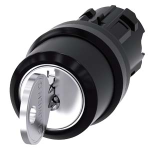 Front Comut Pla Chv Ron 3Pos Rmvi Ret 3SU1000-4BL21-0AA0 SIEMENS