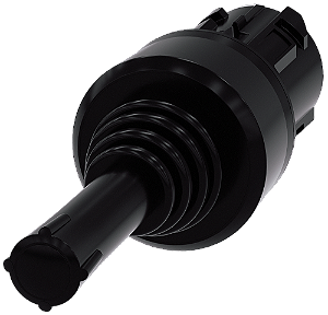 Comutador De Barras Cruzadas 22 Mm Redondo Plástico Preto 2 Posições De Comutação Horizontal Tecla Com Retorno Sem Travamento Mecânico Comutador De Coordenadas Sirius Act Para Tarefas De Navegação Simples Sob O Nome De 3SU1000-7AC10-0AA0 Siemens