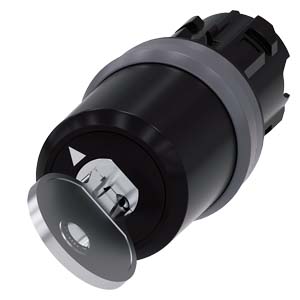 Fron Comut Chv Bks 2Pos Plast 22Mm 3SU1030-5RF01-0AA0 Siemens