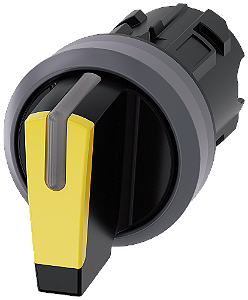 Front Comut Anel Ret 3Pos Am 3SU1032-2BL30-0AA0 SIEMENS