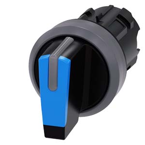 Front Comut Anel Ret 3Pos Az 3SU1032-2BL50-0AA0 Siemens