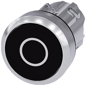 Frontal Botao Met Mom Insc "O"22Mm Pt 3SU1050-0AB10-0AD0 SIEMENS