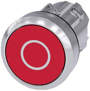 Frontal Botao Met Mom Insc "O"22Mm Vm 3SU1050-0AB20-0AD0 SIEMENS