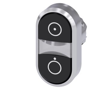 Front Botao Dupl Met Insc "O" 22Mm Pt 3SU1050-3AB11-0AQ0 SIEMENS