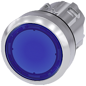 Frontal Botao Met Ilu Ret 22Mm Az 3SU1051-0AA50-0AA0 SIEMENS