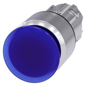 Frontal Botao Cog 30Mm Met Ilu Ret Az 3SU1051-1AA50-0AA0 SIEMENS