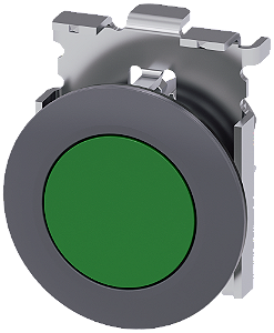 Frontal Botao 30Mm Met Fosc Ret Vd 3SU1060-0JA40-0AA0 SIEMENS