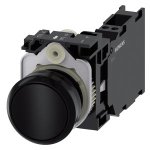 Botao Pla Mom Mola 1Na+1Nf Pt 3SU1100-0AB10-3FA0 SIEMENS