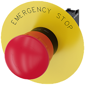 Botao Emer 40Mm Plas Insc Emergency Stop 3SU1100-1HB20-1PG0 SIEMENS