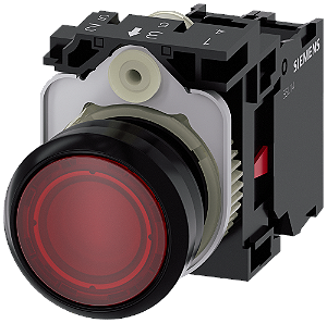 Botao Pla Ilu 230V Mom Para 1Nf Vm 3SU1106-0AB20-1CA0 SIEMENS