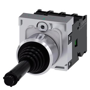 Comutador De Barras Cruzadas 22 Mm Redondo Metal De Alto Brilho Preto 4 Posições De Comutação Tecla Com Retorno Com Travamento Mecânico Na Posição O Com Suporte 1NA 1NA 1NA 1NA Conexão Parafusada Comutador De Coordenadas 3SU1150-7BF88-1QA0 Siemens